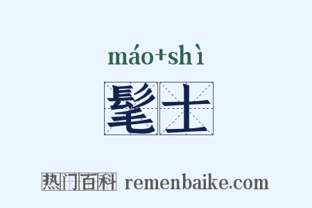 髦士是什么意思的图片